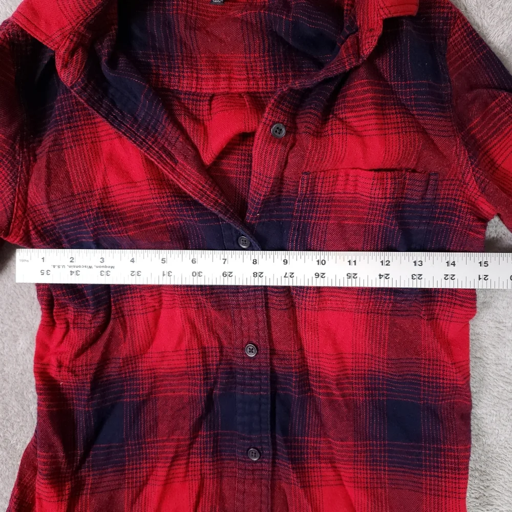 Madewell Classic Ex Boyfriend Shirt in Wilder Plaid XXS F5651